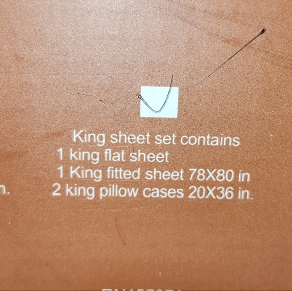 NIB-Tree Organic King Sheet Set 2000ct Premium Organic Cotton - Picture 5 of 6